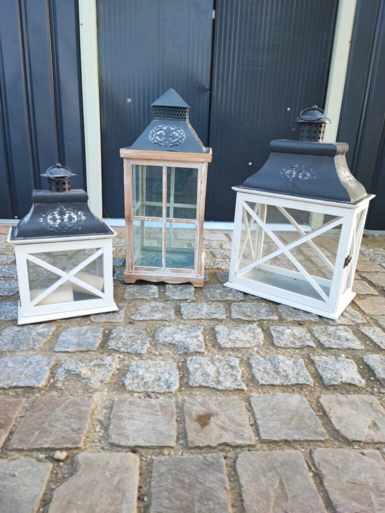 Lot de 3 lanternes